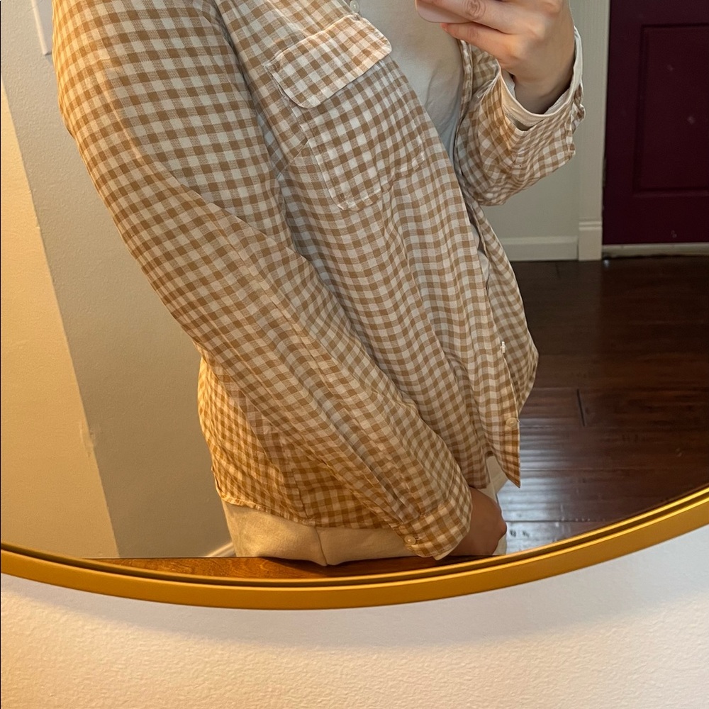 Ann Taylor Loft | Gingham Button Shirt | MP